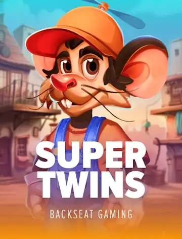 Super Twins, a Backseat Gaming game at Neptune Play Casino with 95.85% RTP