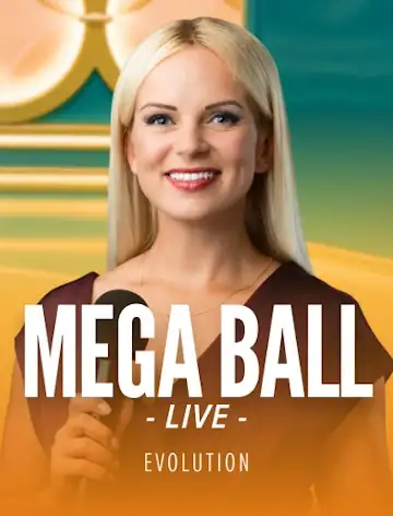 Mega Ball, a Evolution game at Neptune Play Casino with 95.20% RTP